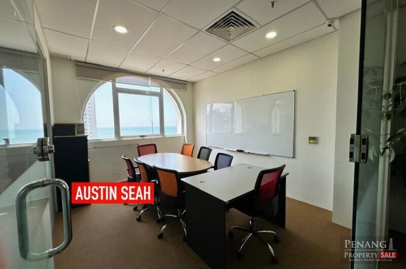 WISMA AIA STRAITS QUAY FULLY FURNISHED OFFICE For RENT, MOVE IN READY, SEAVIEW
