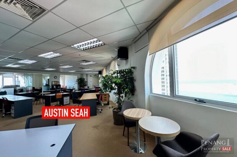 WISMA AIA STRAITS QUAY FULLY FURNISHED OFFICE For RENT, MOVE IN READY, SEAVIEW