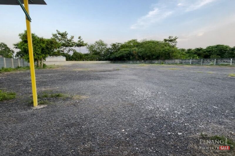 (FULLY FENCED / WIDE ACCESS ROAD) Industrial Land @ Sungai Lokan, Butterworth For RENT