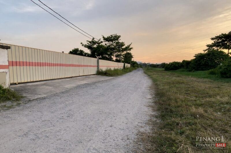 (FULLY FENCED / WIDE ACCESS ROAD) Industrial Land @ Sungai Lokan, Butterworth For RENT