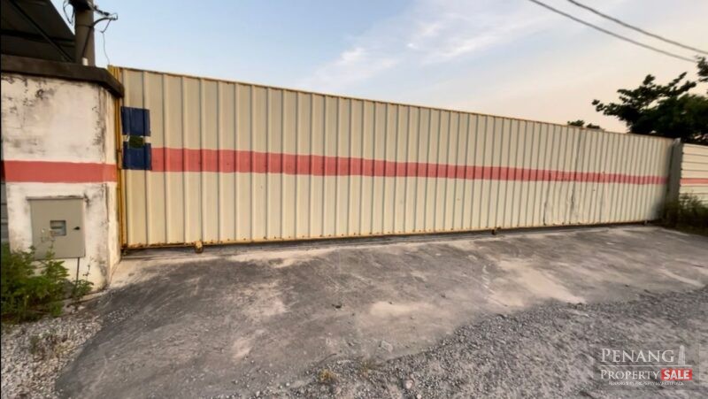 (FULLY FENCED / WIDE ACCESS ROAD) Industrial Land @ Sungai Lokan, Butterworth For RENT