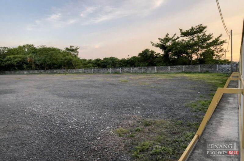 (FULLY FENCED / WIDE ACCESS ROAD) Industrial Land @ Sungai Lokan, Butterworth For RENT