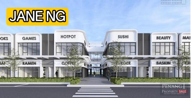 New Launch  Wisdom Boulevard Double Storey Shoplot Batu Kawan