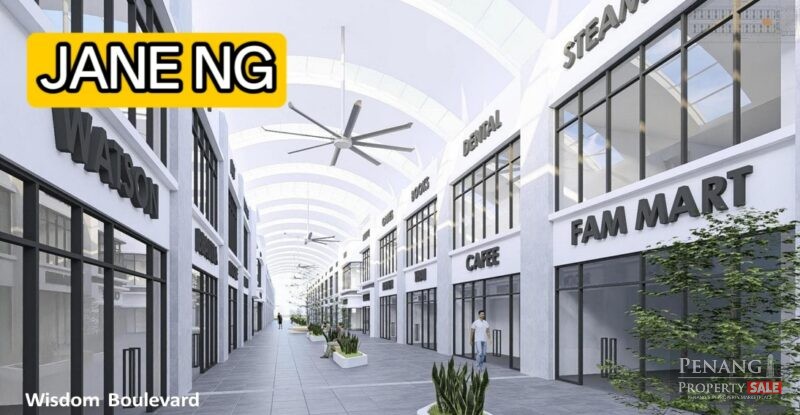 New Launch  Wisdom Boulevard Double Storey Shoplot Batu Kawan