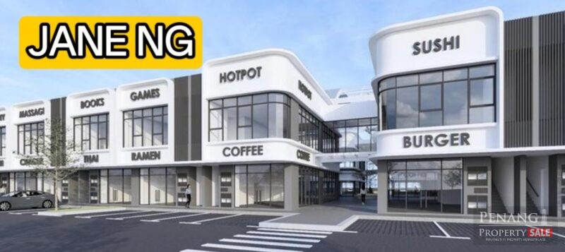 New Launch  Wisdom Boulevard Double Storey Shoplot Batu Kawan