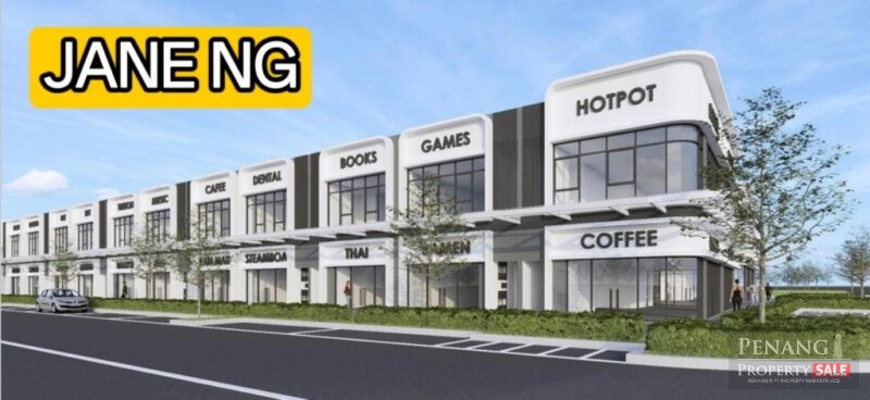 New Launch  Wisdom Boulevard Double Storey Shoplot Batu Kawan