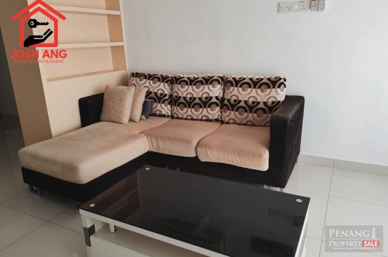 Serina Bay in Jelutong 900sf Fully Furnished Extended 2 Car parks Seaview Unit