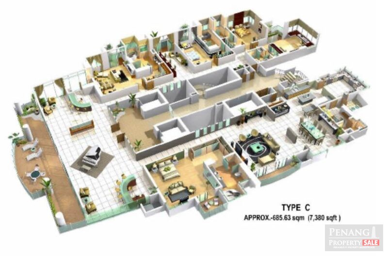 H Residence (One Ritz Residence) , Jalan Kelawai 10250 Georgetown Penang