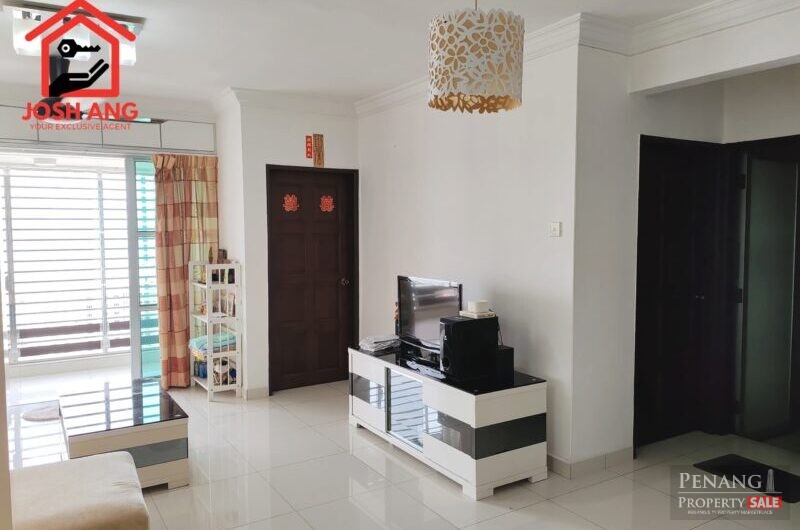 Serina Bay in Jelutong 900sf Fully Furnished Extended 2 Car parks Seaview Unit