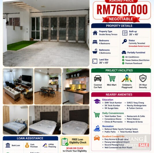 Double Storey Sunway Aspera, Teluk Kumbar