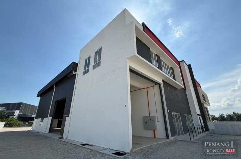 For Rent 1.5 Storey Semi Detached Factory at Bukit Minyak 14100 Pulau Pinang