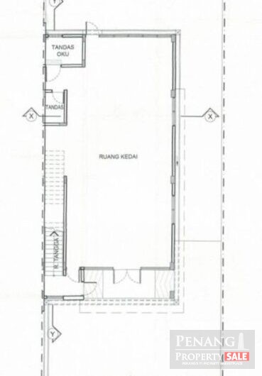 For Rent 1st floor 2 Storey Shoplot Semi Detached Commercial at Simpang Ampat 14100 Pulau Pinang