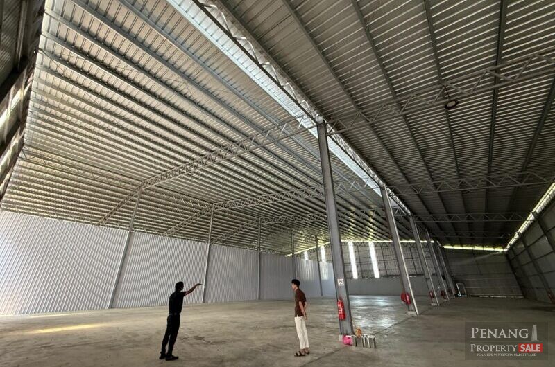 For Rent Single Storey Warehouse Juru Industrial Area 14100 Pulau Pinang