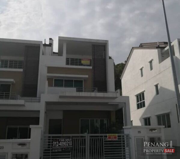 For Sale 3 Storey Terrace House Sunway Cassia Phase 2 Intermediate Corner Unit with backyard Batu Maung 11960 Pulau Pinang