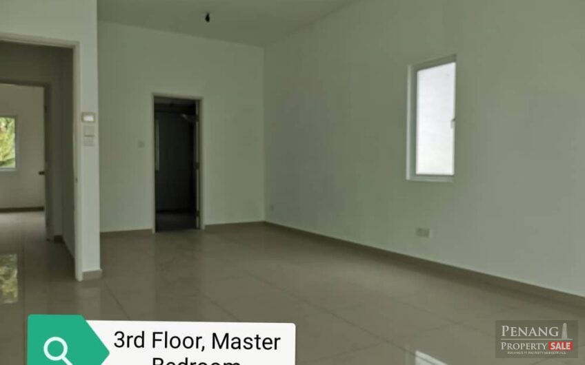 For Sale 3 Storey Terrace House Sunway Cassia Phase 2 Intermediate Corner Unit with backyard Batu Maung 11960 Pulau Pinang