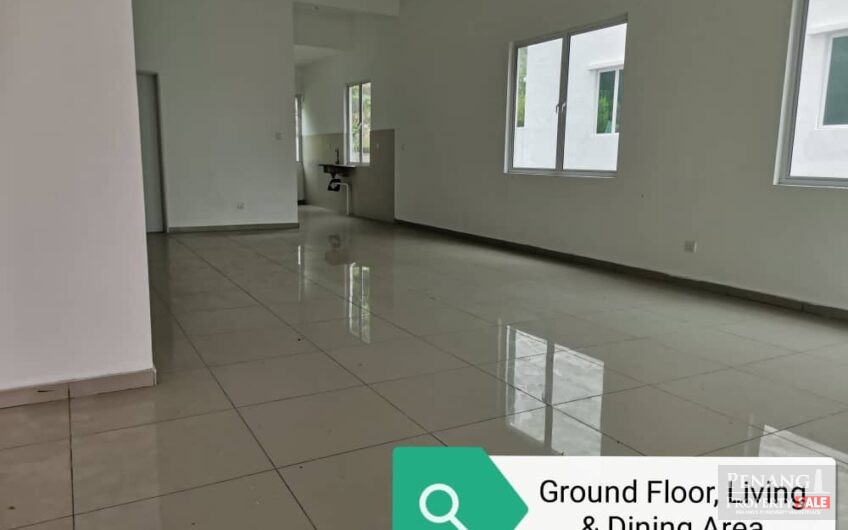 For Sale 3 Storey Terrace House Sunway Cassia Phase 2 Intermediate Corner Unit with backyard Batu Maung 11960 Pulau Pinang
