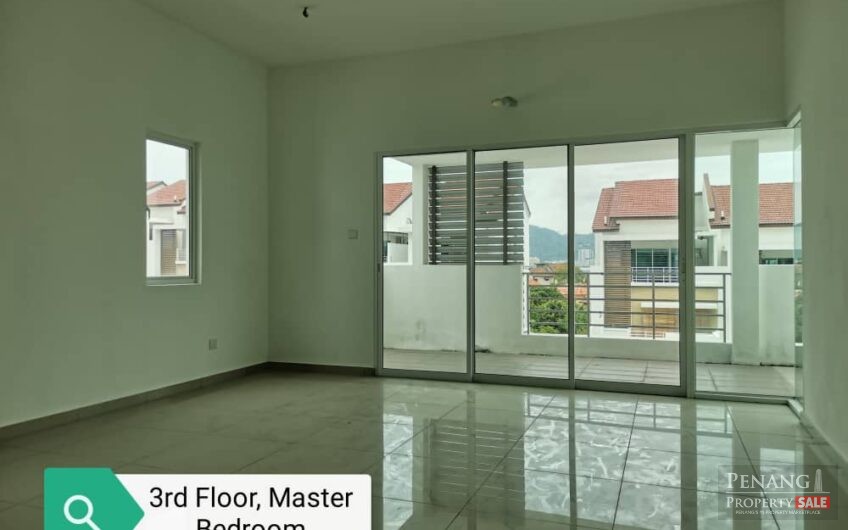 For Sale 3 Storey Terrace House Sunway Cassia Phase 2 Intermediate Corner Unit with backyard Batu Maung 11960 Pulau Pinang