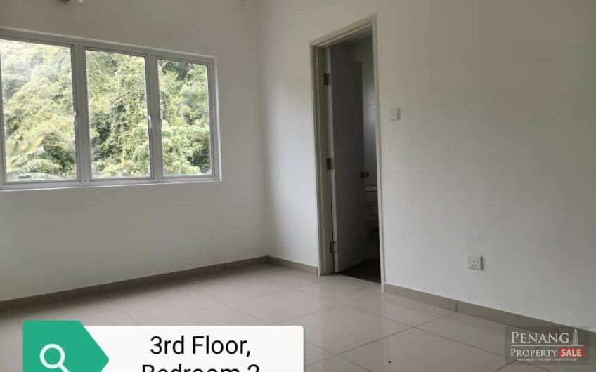 For Sale 3 Storey Terrace House Sunway Cassia Phase 2 Intermediate Corner Unit with backyard Batu Maung 11960 Pulau Pinang