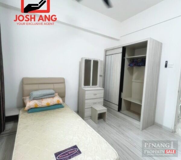Skyridge Garden in Tanjung Tokong 1450sqft Fully Furnished Renovated Seaview High Floor