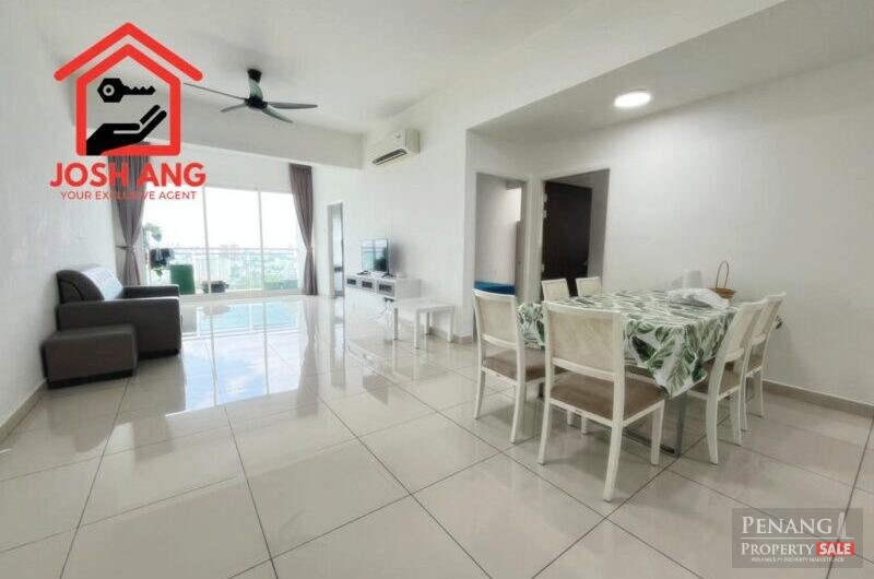 Skyridge Garden in Tanjung Tokong 1450sqft Fully Furnished Renovated Seaview High Floor