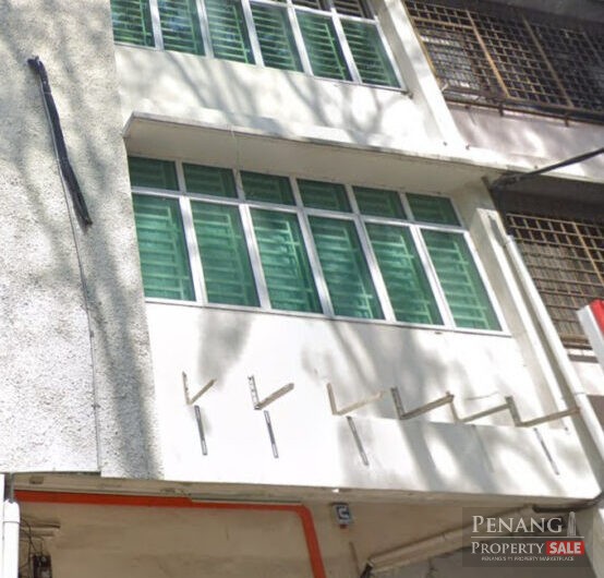 Jelutong 3 Storeys Shoplot For Sale Facing Main Road