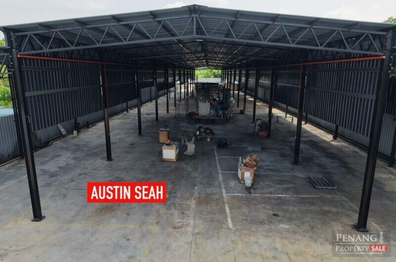 SINGLE STOREY WAREHOUSE For RENT @ BUKIT MERTAJAM, 400 AMP ELECTRIC SUPPLY