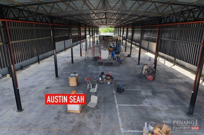 SINGLE STOREY WAREHOUSE For RENT @ BUKIT MERTAJAM, 400 AMP ELECTRIC SUPPLY