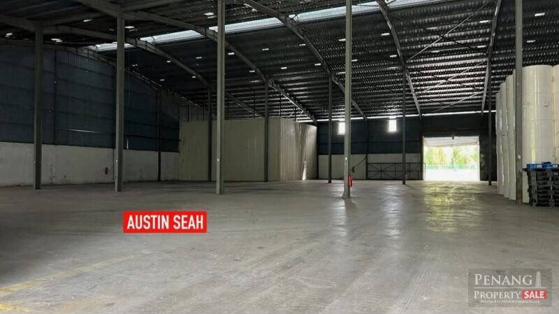 SINGLE STOREY DETACHED FACTORY @ NIBONG TEBAL For RENT. 9 ACRES LAND