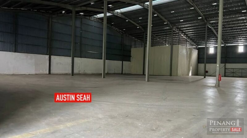 SINGLE STOREY DETACHED FACTORY @ NIBONG TEBAL For RENT. 9 ACRES LAND