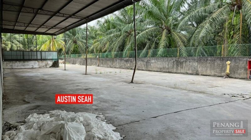 SINGLE STOREY DETACHED FACTORY @ NIBONG TEBAL For RENT. 9 ACRES LAND