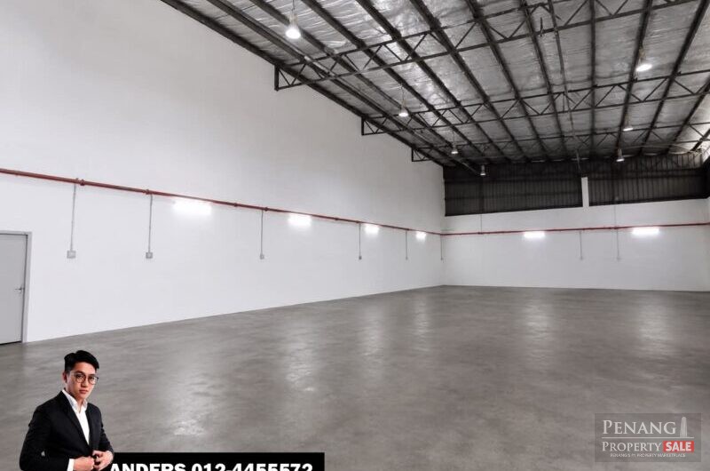 1.5 Storey Detached Factory For Rent @ Bukit Minyak Industrial Area, Penang