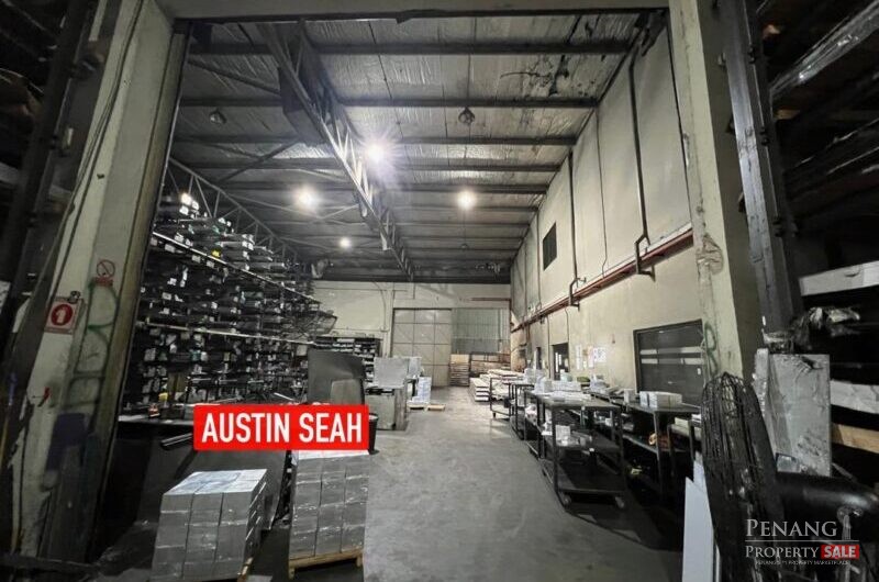 PERMATANG TINGGI FREEHOLD 1.5 STOREY SEMI-D FACTORY For SALE, 600 AMP ELECTRIC