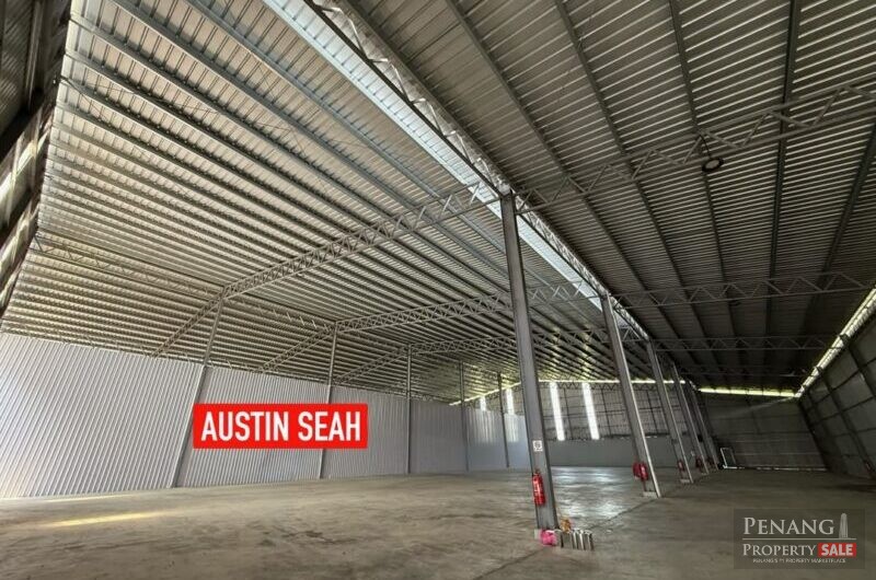JURU SINGLE STOREY WAREHOUSE For RENT, 40 FT CEILING HEIGHT, CAN ARRANGE VIEWING