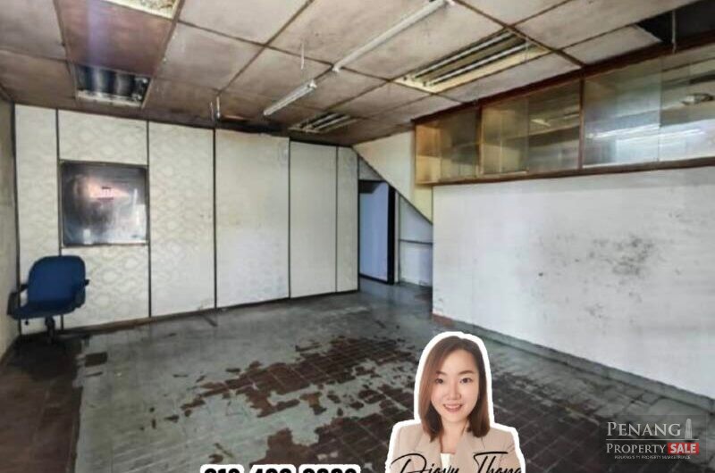 Georgetown – 2 Storey Shop House Seang Tek Road COMMERCIAL SHOPLOT ground floor