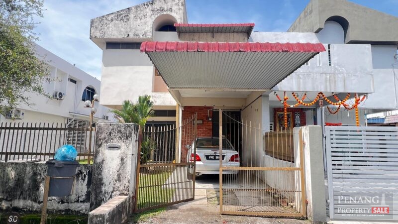 For Sale 2 Storey Semi Detached House Taman Ratna 13050 Butterworth Pulau Pinang