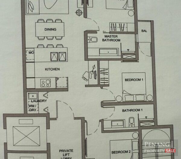 For Sale City of Dreams Service Residence Tanjung Tokong 10470 Pulau Pinang