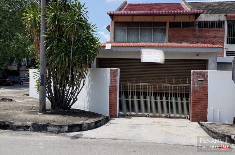 For Sale 2 Storey Terrace House Corner Lot Taman Salat Butterworth Pulau Pinang