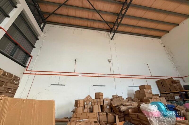 For Rent 1.5 Storey Semi Detached Factory Kawasan Perindustrain IKS Simpang Ampat 14100 Pulau Pinang