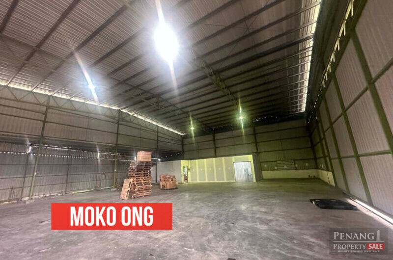 Single Storey Warehouse For Rent @ Bukit Minyak Industrial Area, Penang