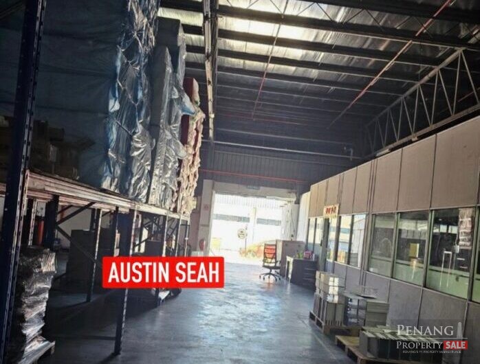 BAYAN LEPAS FACTORY WAREHOUSE WITH OFFICE For SALE. 1,300 AMP ELECTRIC SUPPLY