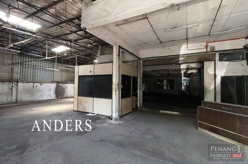 1.5 Storey Semi-Detached Factory For Sale @ Permatang Tinggi Industrial Area, Penang