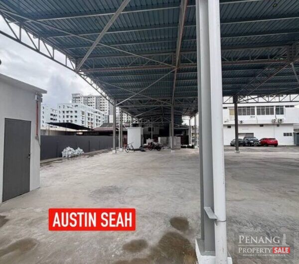 SUNGAI PINANG WAREHOUSE For RENT, PARTIALLY COVERED. GOOD CONDITION. VIEW NOW
