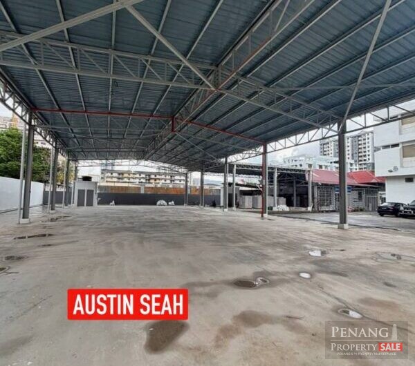 SUNGAI PINANG WAREHOUSE For RENT, PARTIALLY COVERED. GOOD CONDITION. VIEW NOW