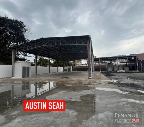 SUNGAI PINANG WAREHOUSE For RENT, PARTIALLY COVERED. GOOD CONDITION. VIEW NOW