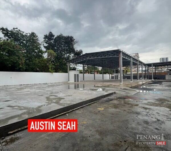 SUNGAI PINANG WAREHOUSE For RENT, PARTIALLY COVERED. GOOD CONDITION. VIEW NOW