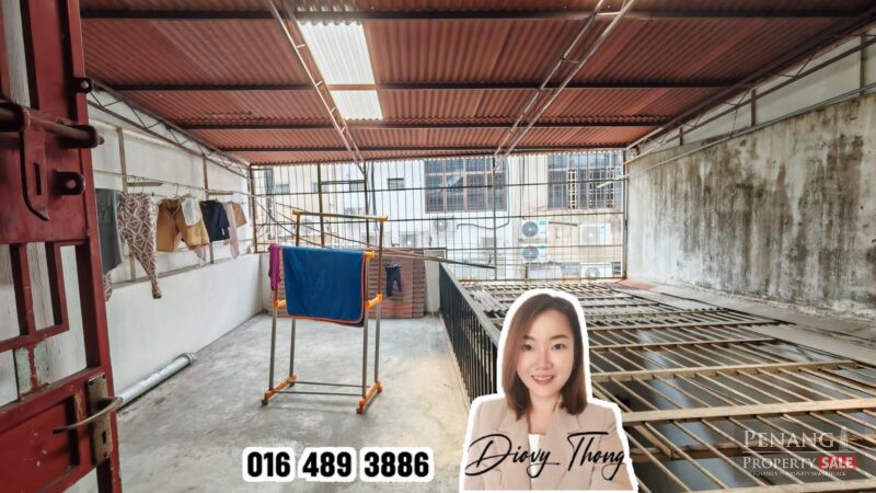 Georgetown – 2 Storey Shophouse at Lorong Selamat Car park space Fix 5-6 lots