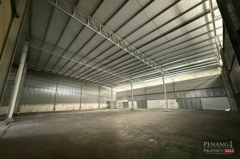 For Rent Single Storey Warehouse (High Visibility Facing Main Road ) Butterworth Pulau Pinang