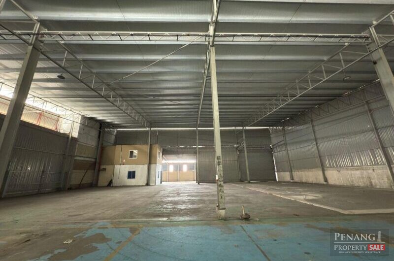 For Rent Single Storey Warehouse (High Visibility Facing Main Road ) Butterworth Pulau Pinang