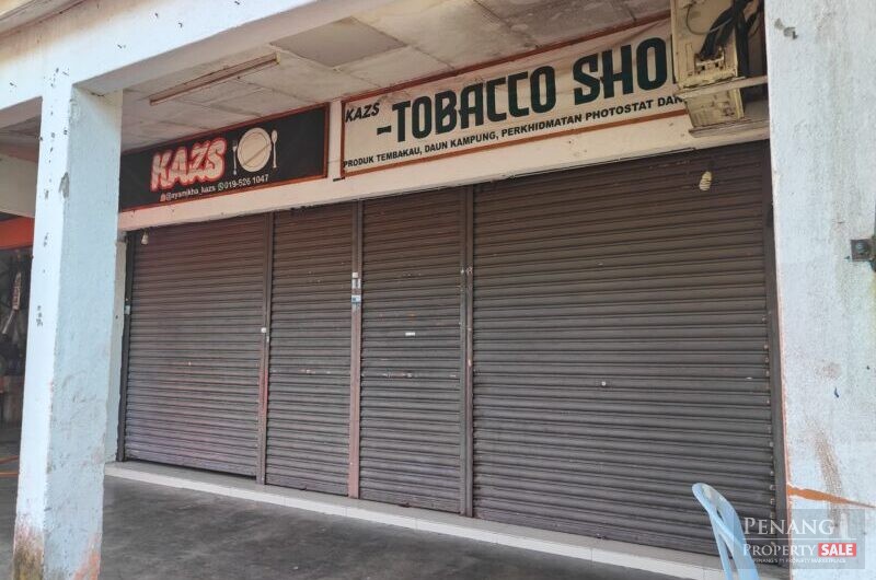 For Rent Ground Floor Shoplot Bagan Dalam Butterworth Pulau Pinang
