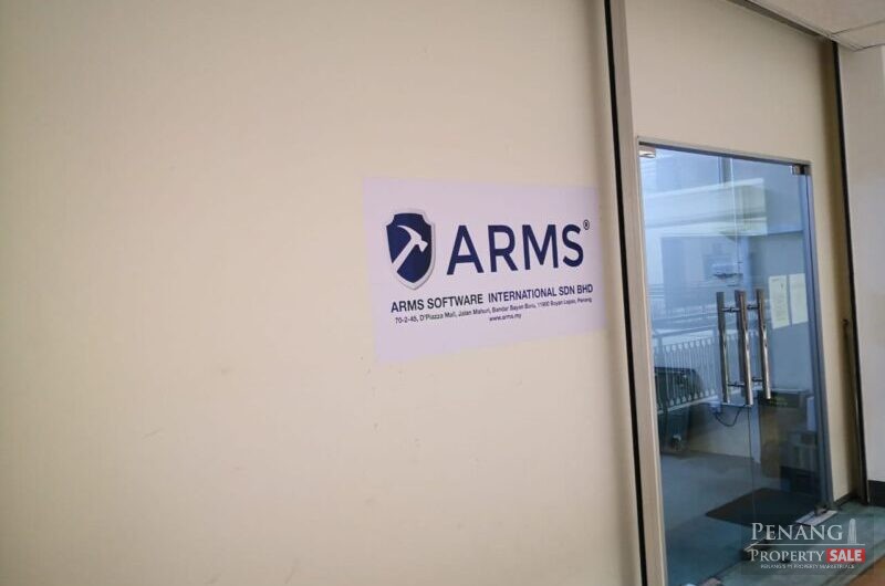For Rent 1st Floor Shoplot D’Piazza Bayan Baru 11900 Pulau Pinang